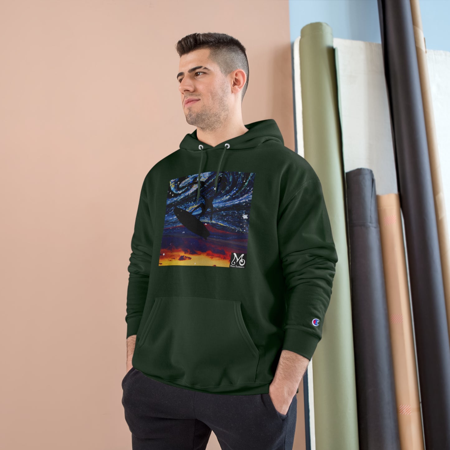 Airy Surf Odyssey - Champion Hoodie