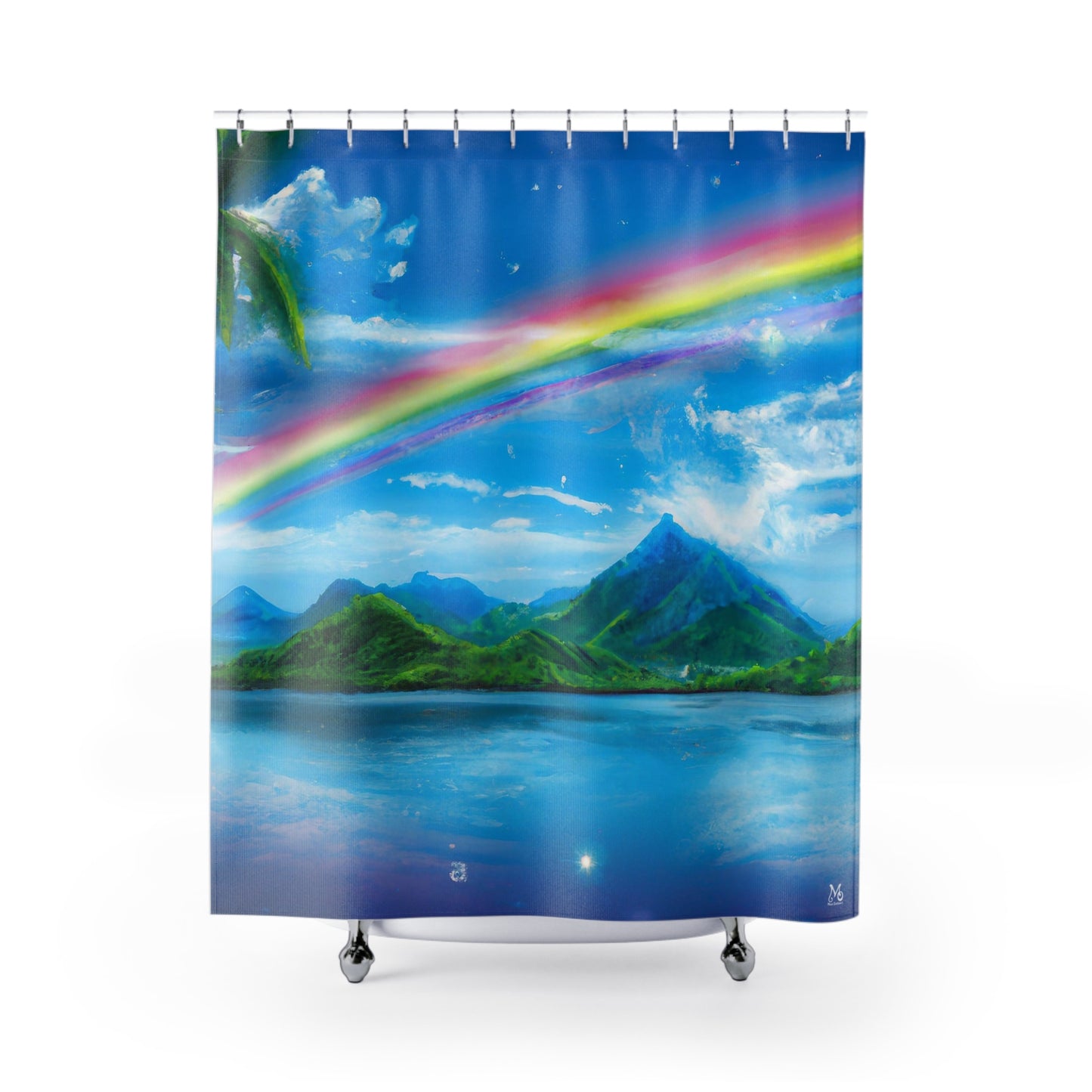 Heaven's Rainbow Mirage - Shower Curtain