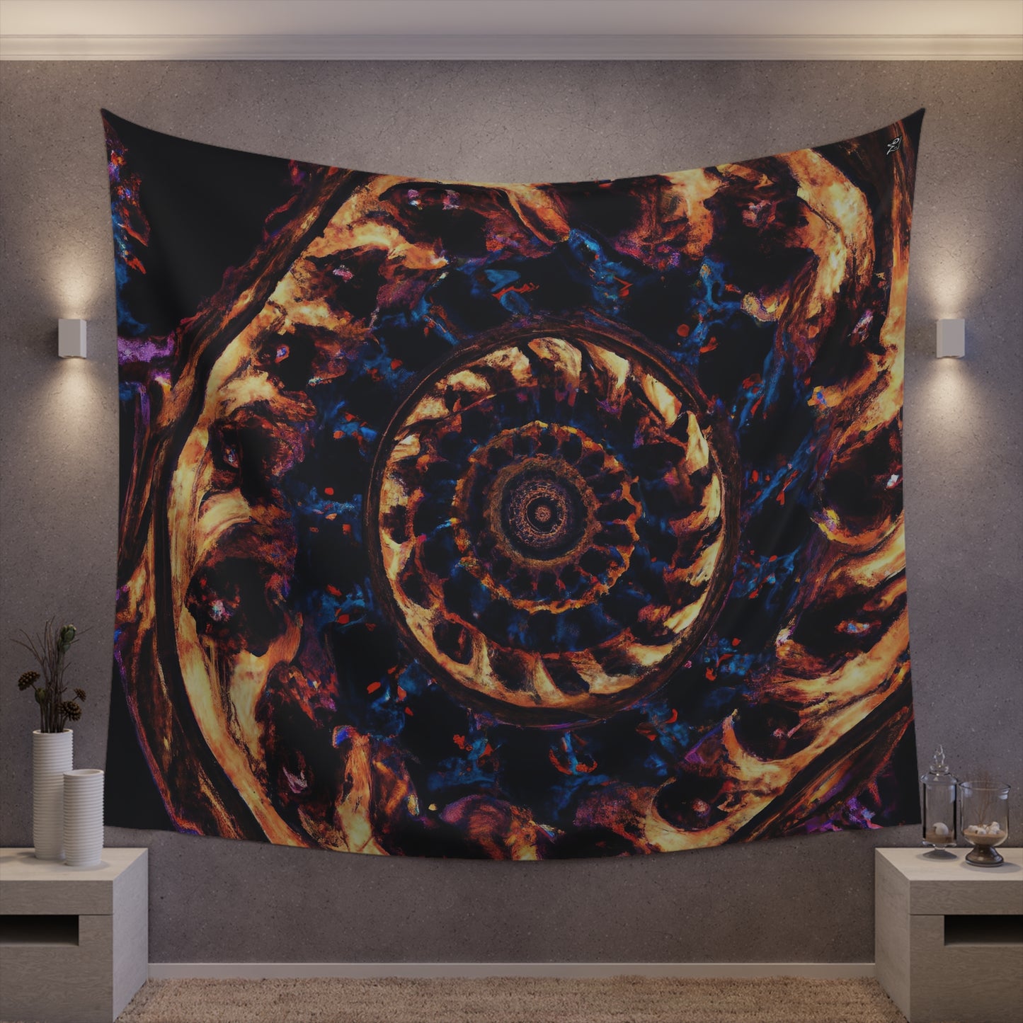 Swirling Cyclone Vortex - Tapestry