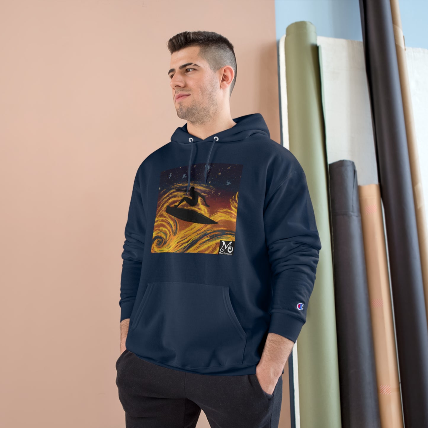 Catching the Heavens Wave - Champion Hoodie