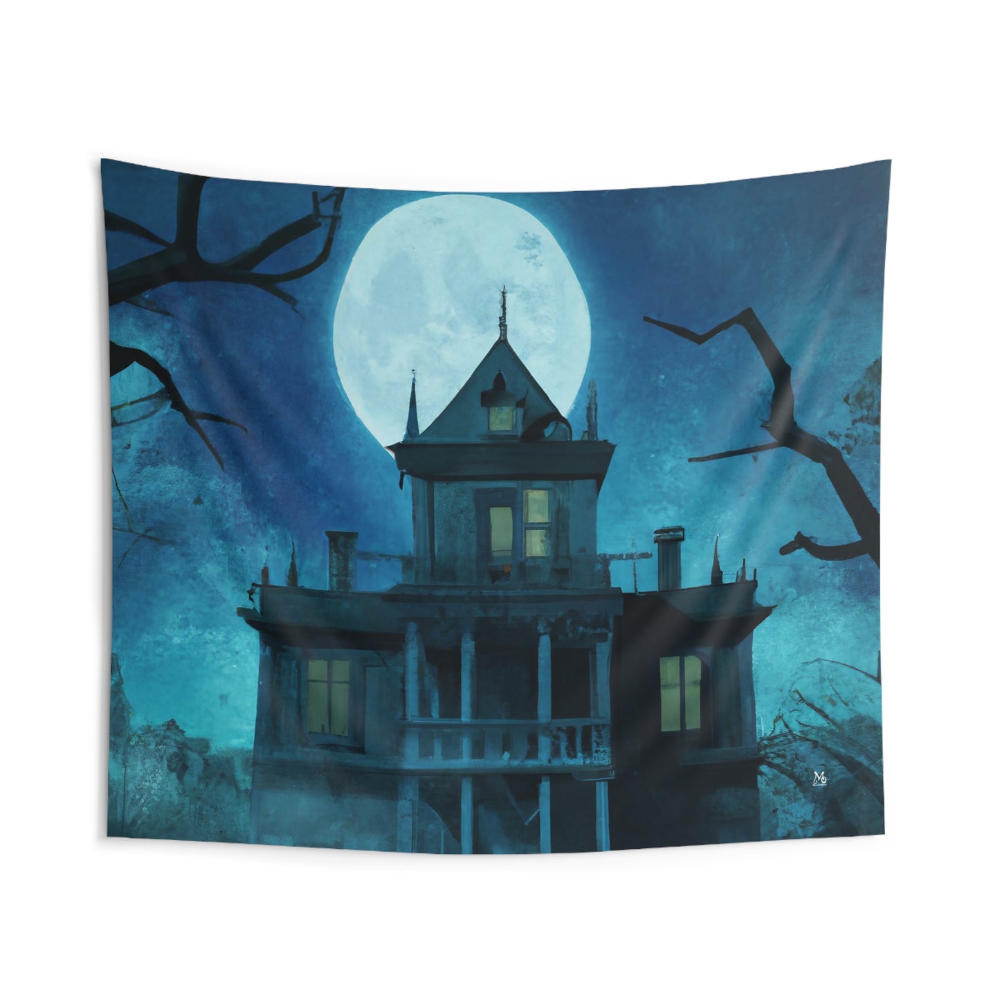 The Phantom Tower - Halloween Tapestry