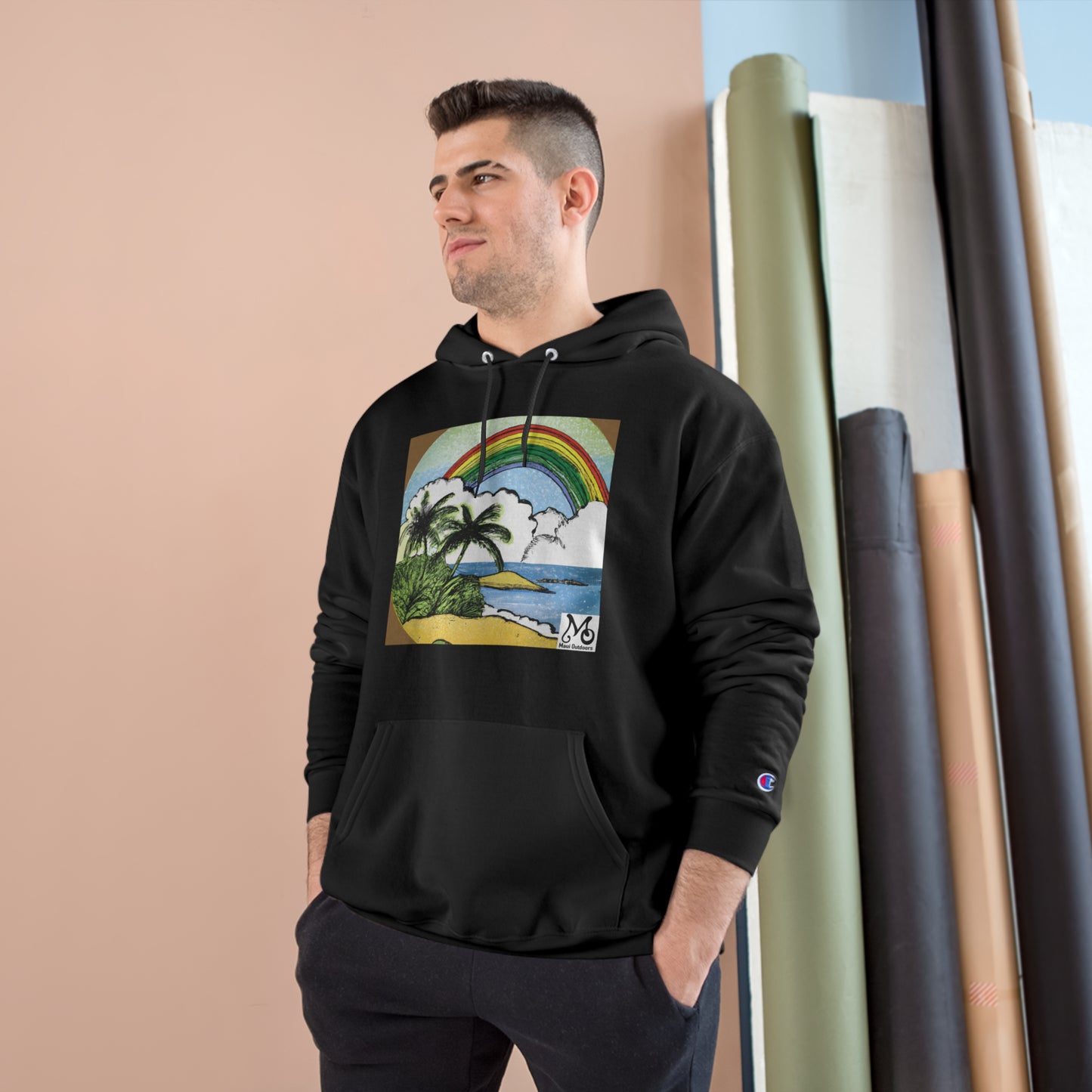 Rainbow Oasis - Champion Hoodie