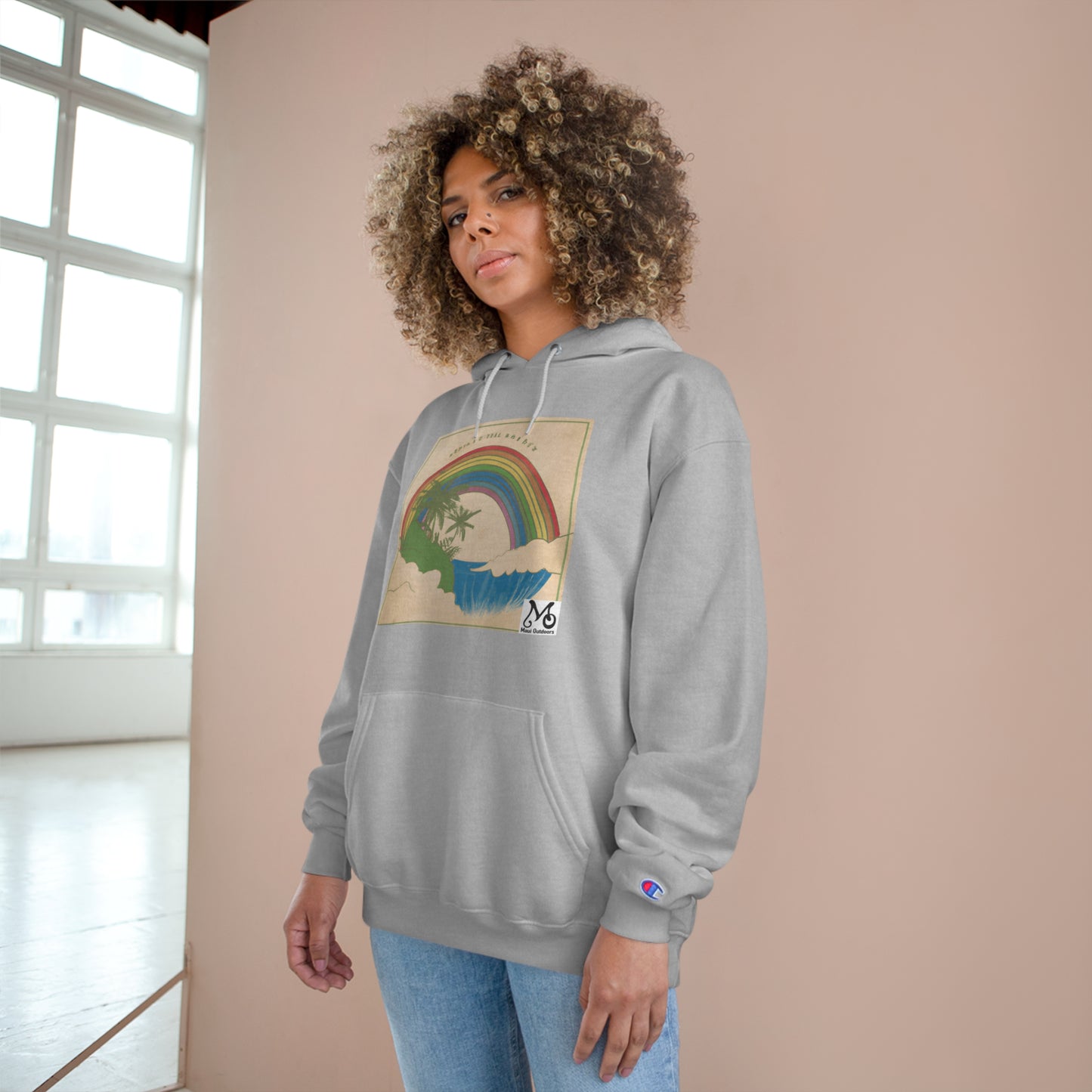 Rainbow Lagoon - Champion Hoodie