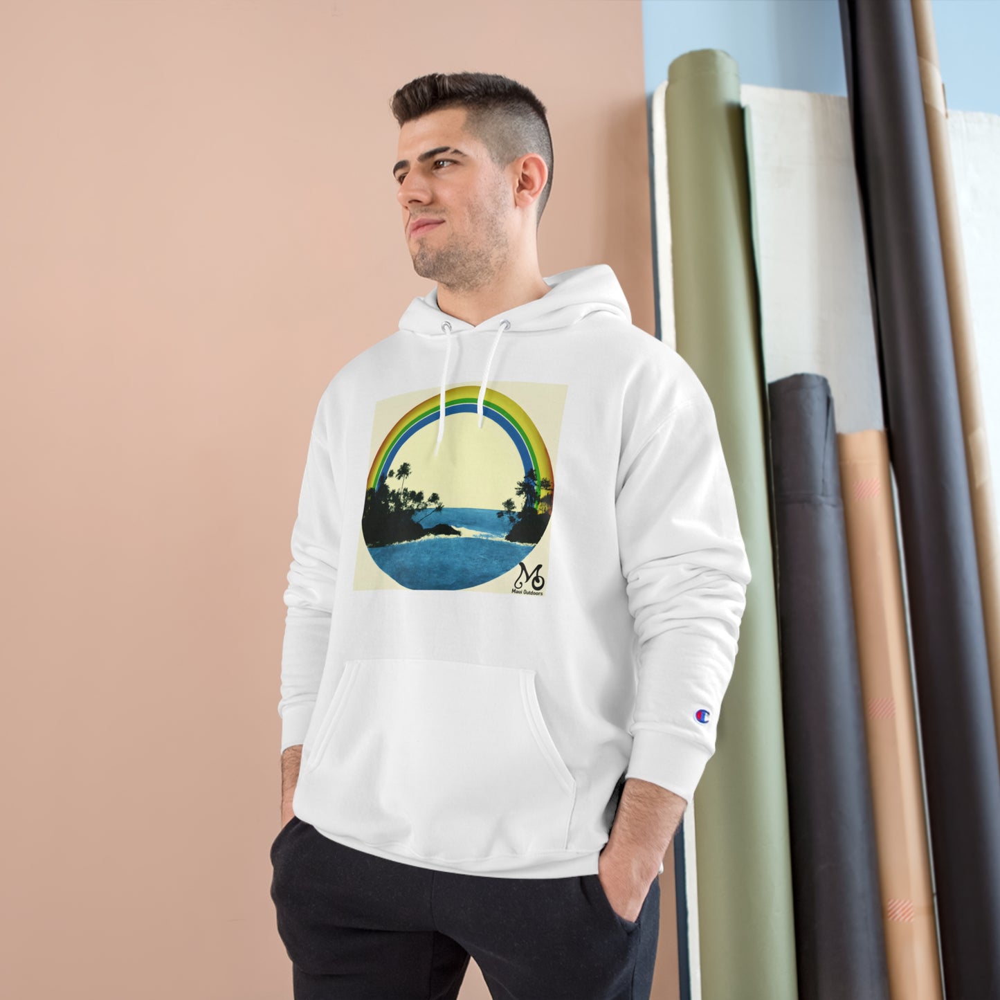 Rainbow Vista Island II - Champion Hoodie