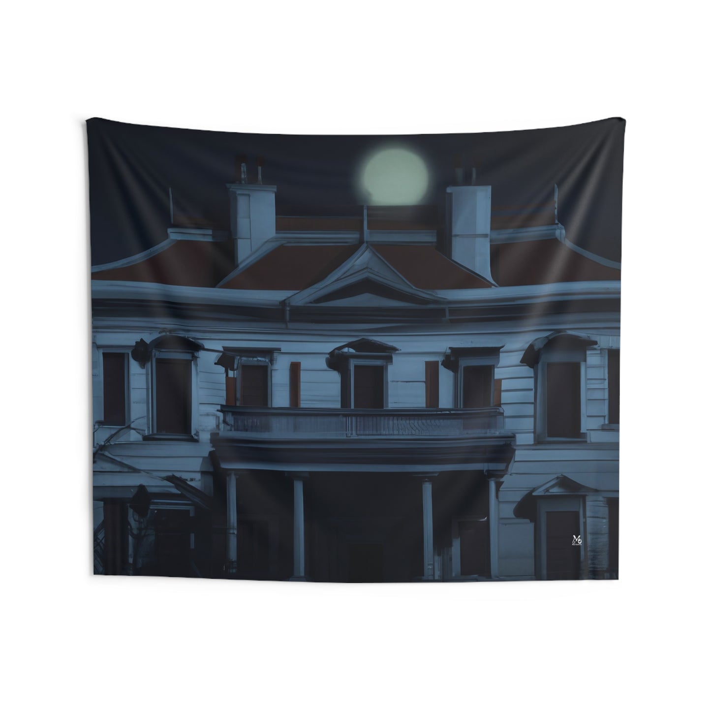 The Ghostly Manor - Halloween Tapestry