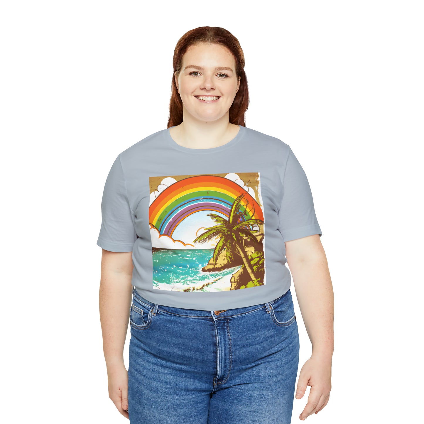 Rainbow Glimmer Island - T-shirt