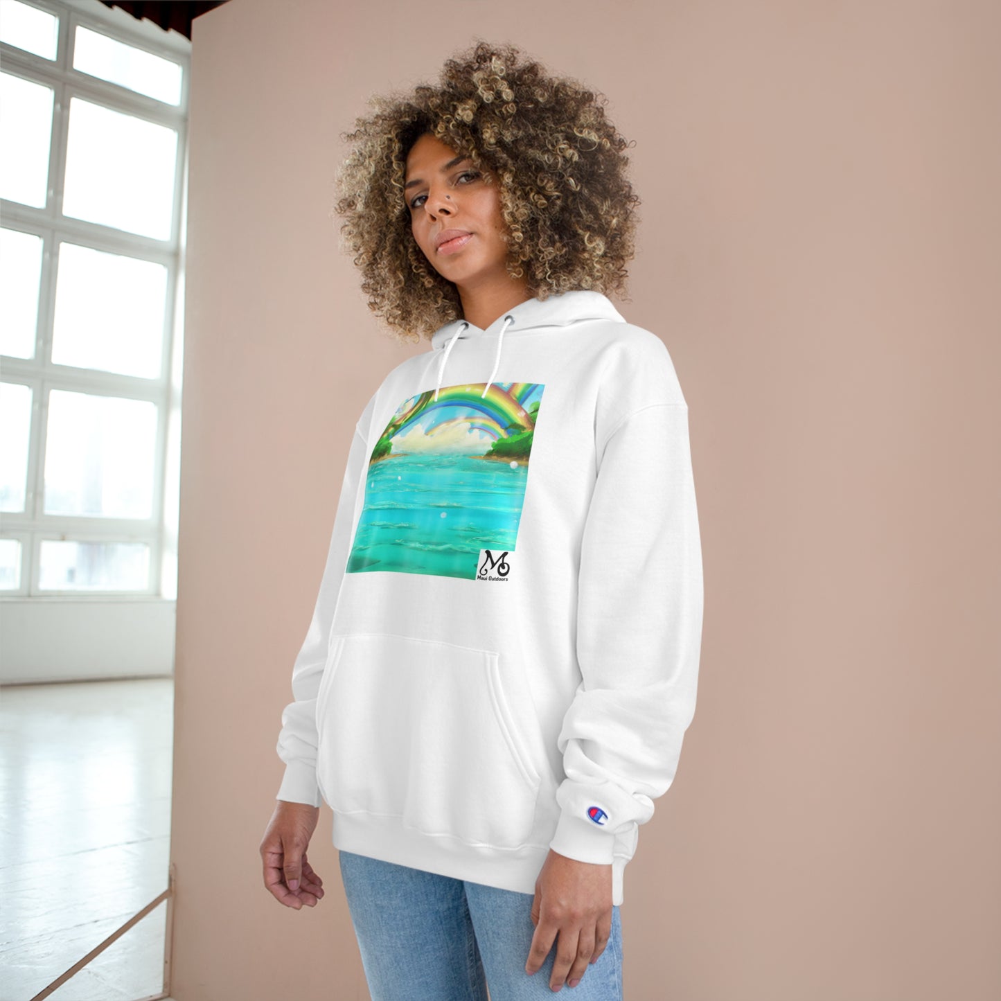 Island Paradise Vista - Champion Hoodie