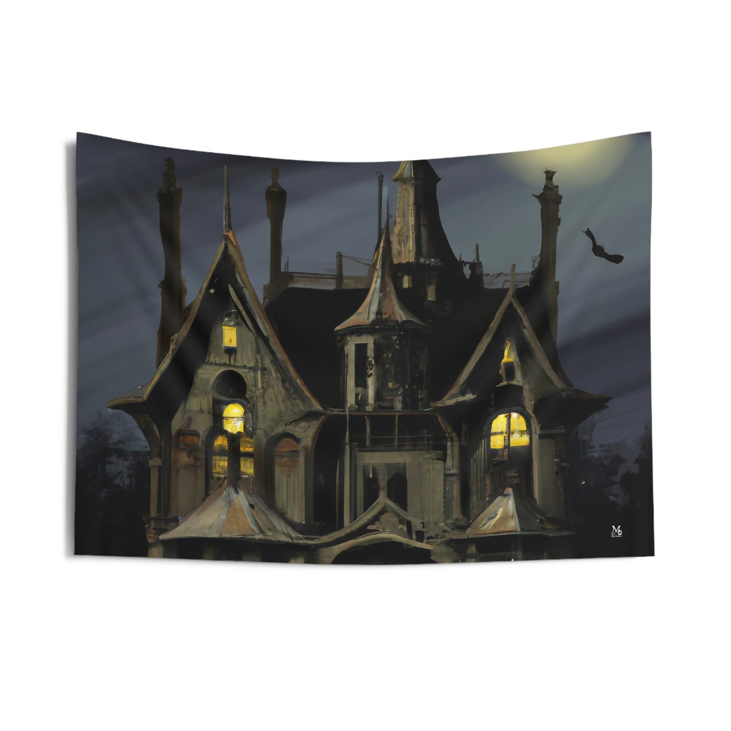 The Witching Hour Manor - Halloween Tapestry