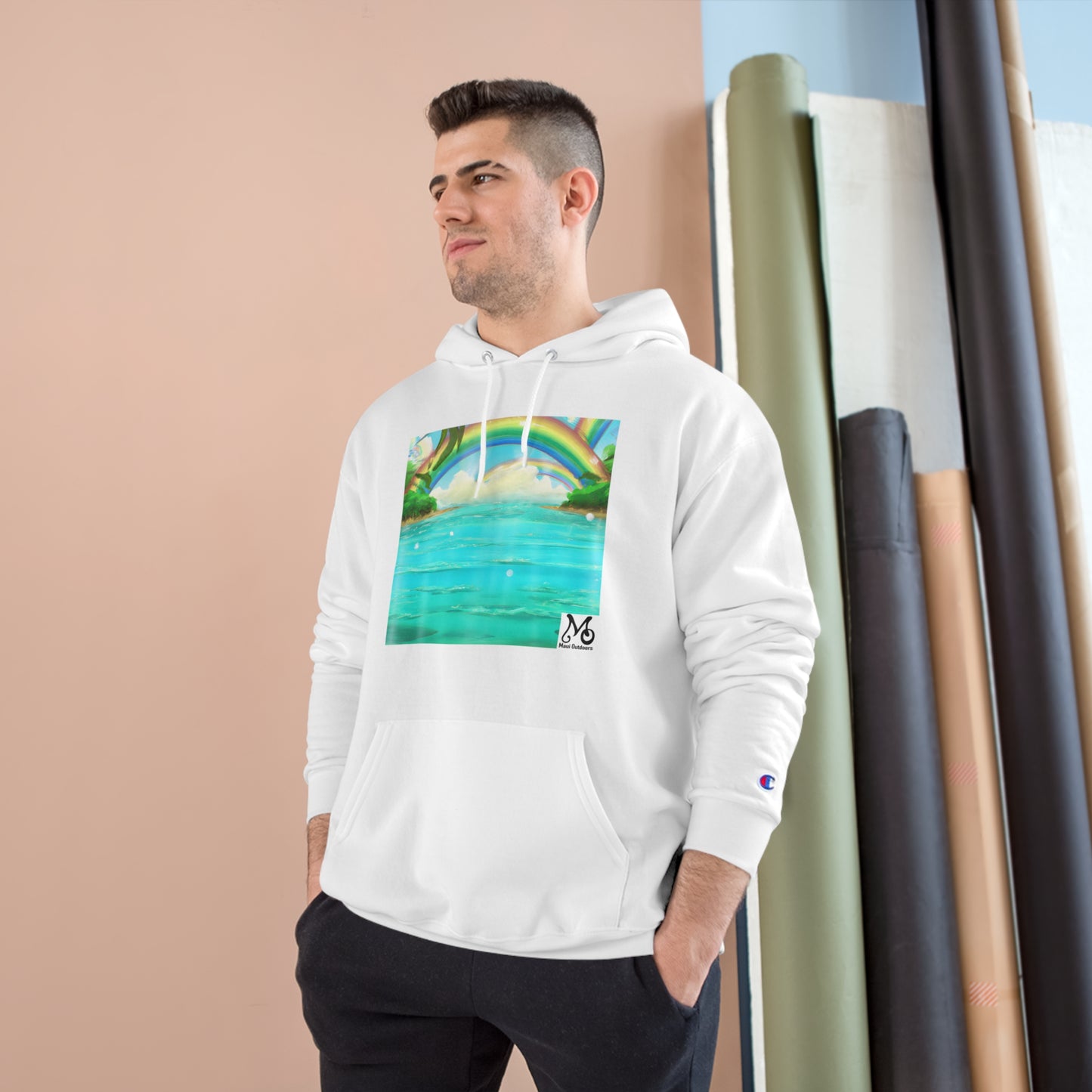 Island Paradise Vista - Champion Hoodie