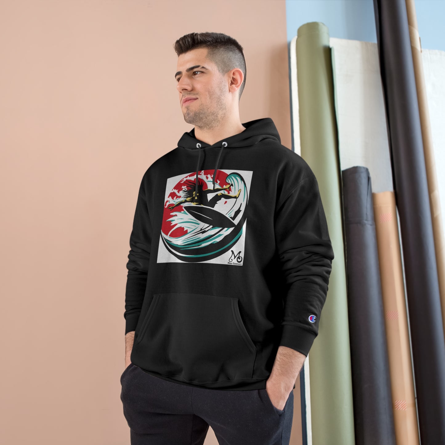 Air Gnarly Surfrider - Champion Hoodie