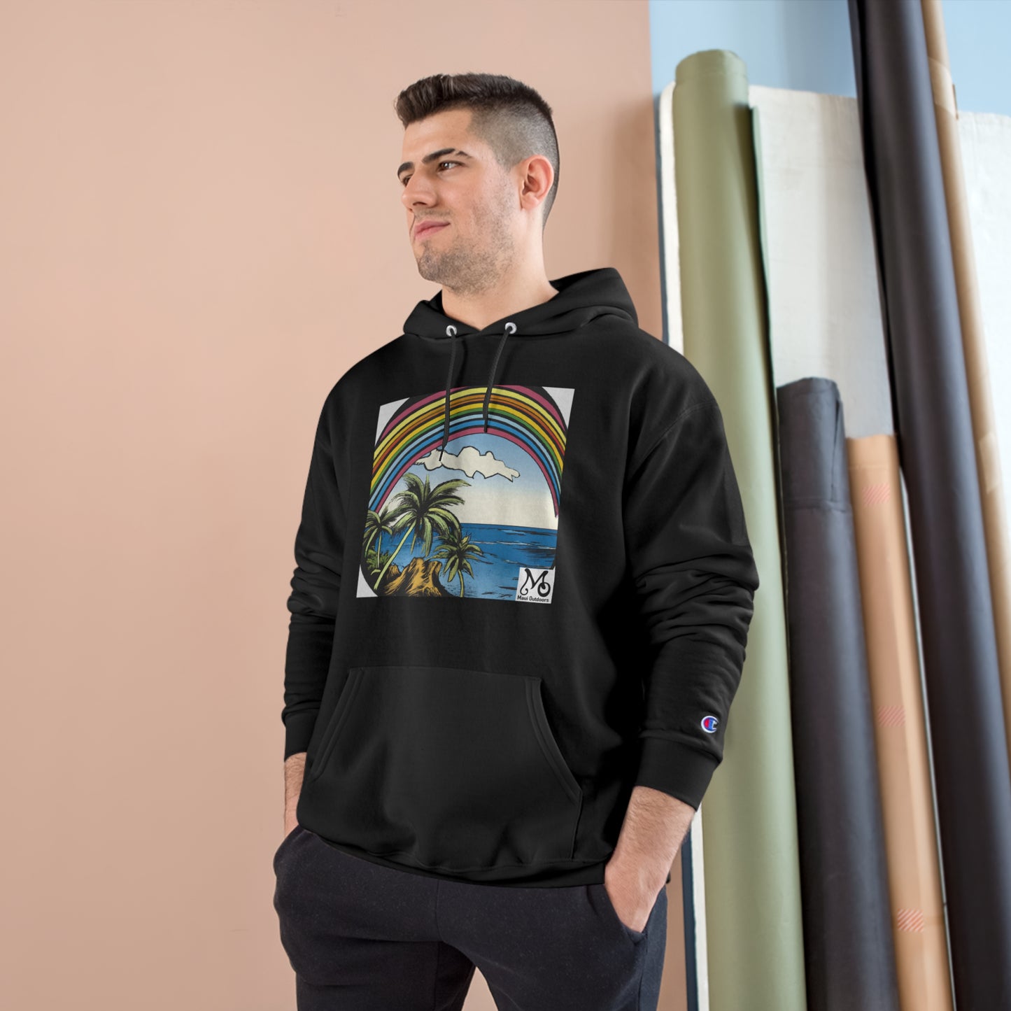 Rainbow Vista Isle II - Champion Hoodie