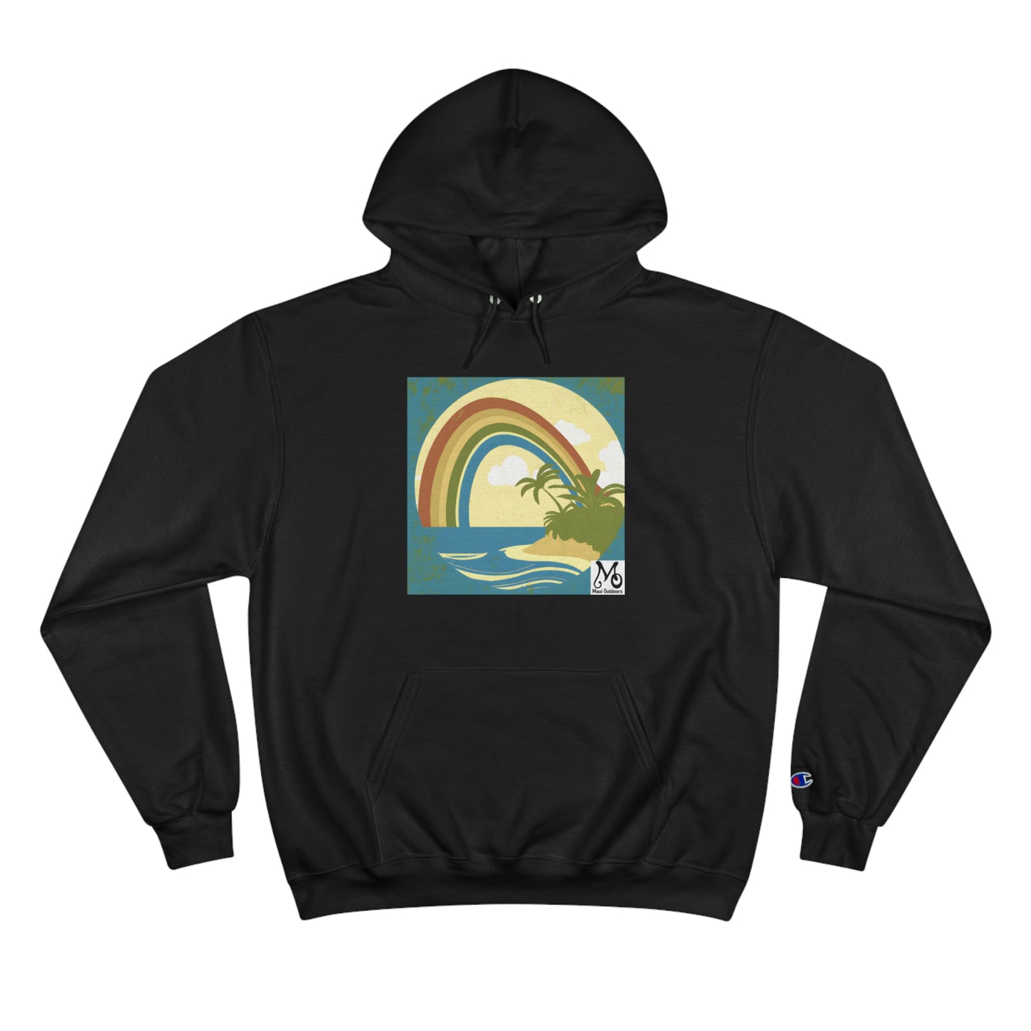 Rainbow Vista Isle - Champion Hoodie