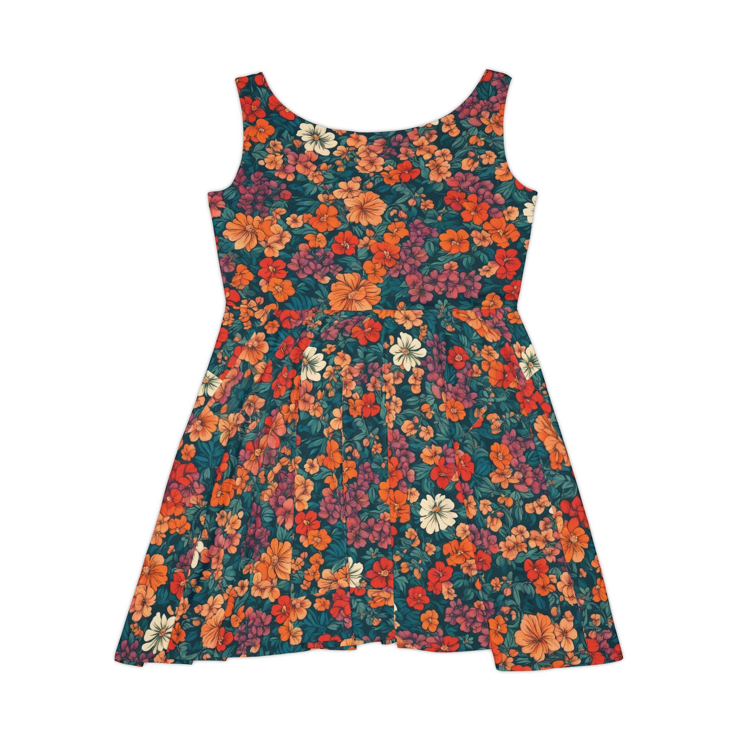 Hinahina Flower II - Women's Skater Dress