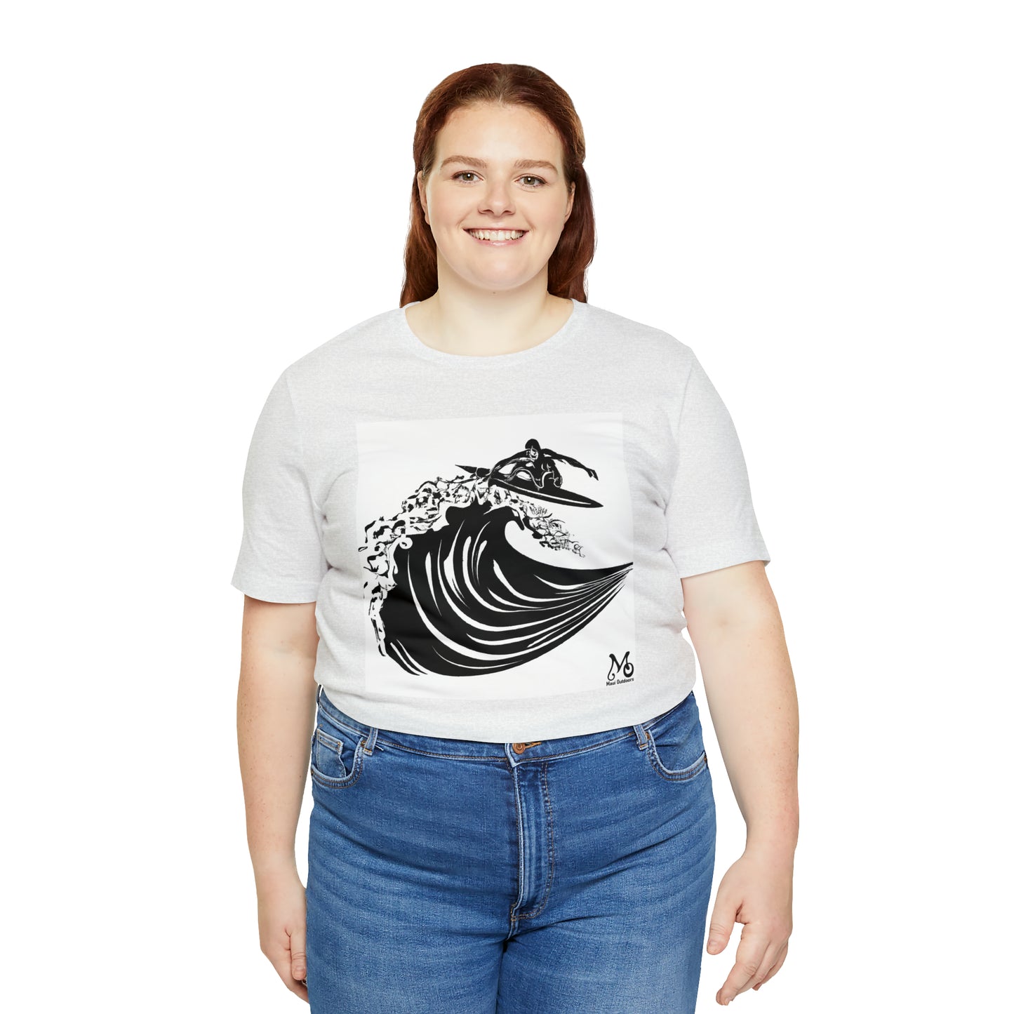 Wave Catching Surfer - T-shirt