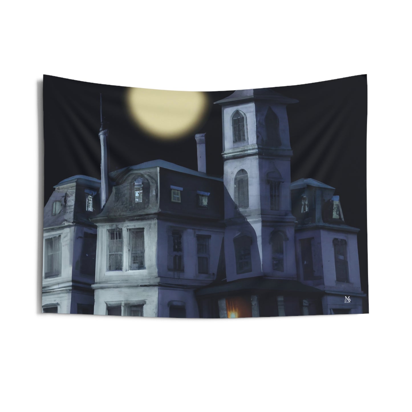 Haunted Manor of Misery - Halloween Tapestry