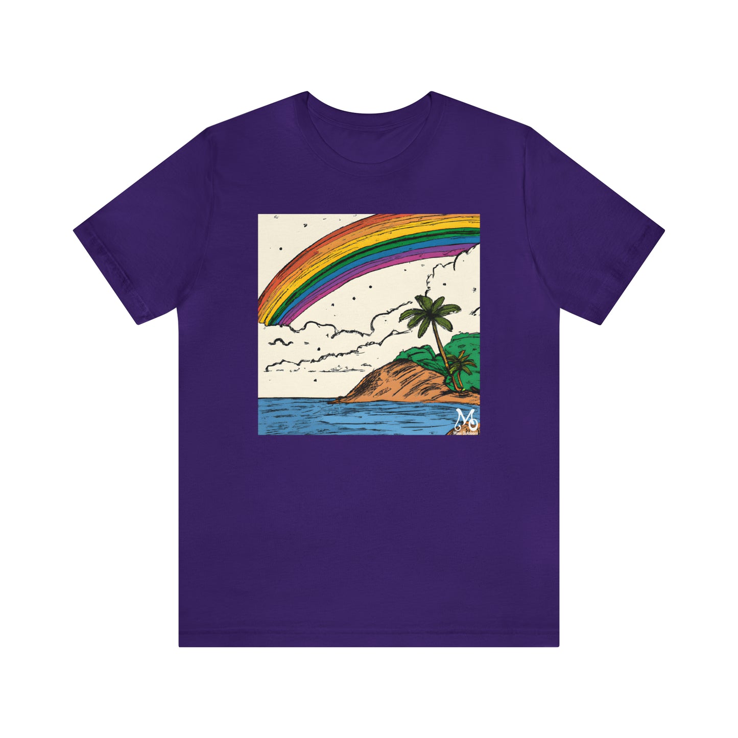 Rainbow Aloha Island - T-shirt