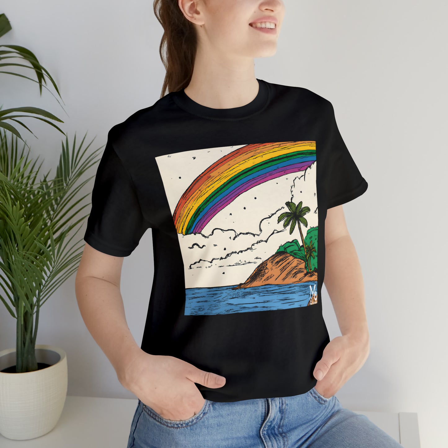 Rainbow Aloha Island - T-shirt