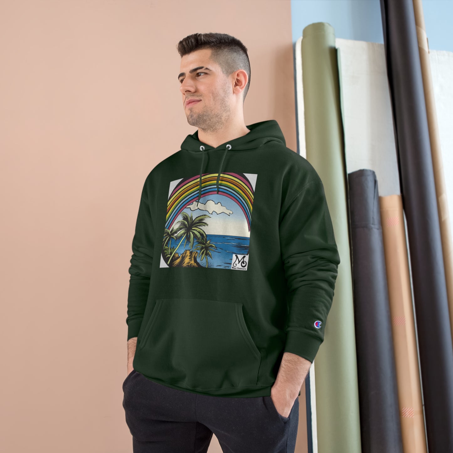 Rainbow Vista Isle II - Champion Hoodie