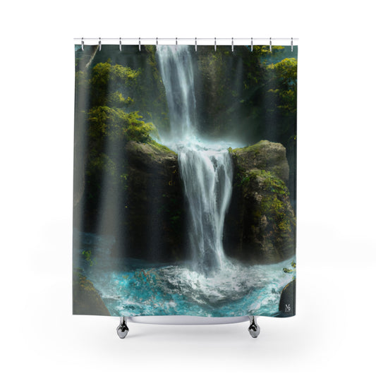 Ohe o Kīpae Falls - Shower Curtain