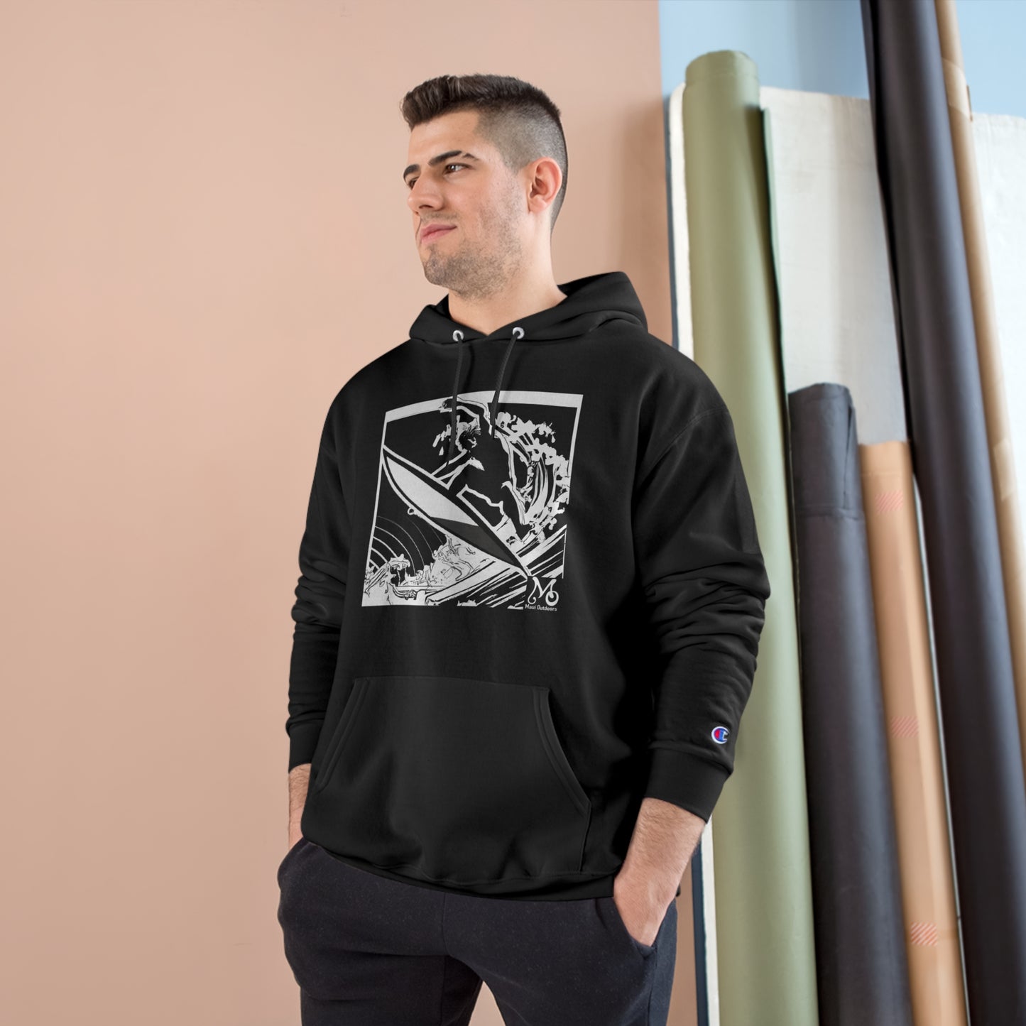 Airborne Surfer - Champion Hoodie