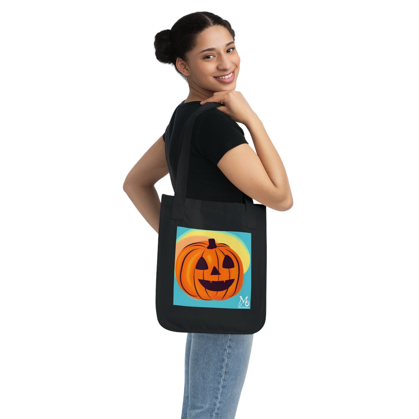 Spooky Stumpkin - Organic Canvas Tote Bag