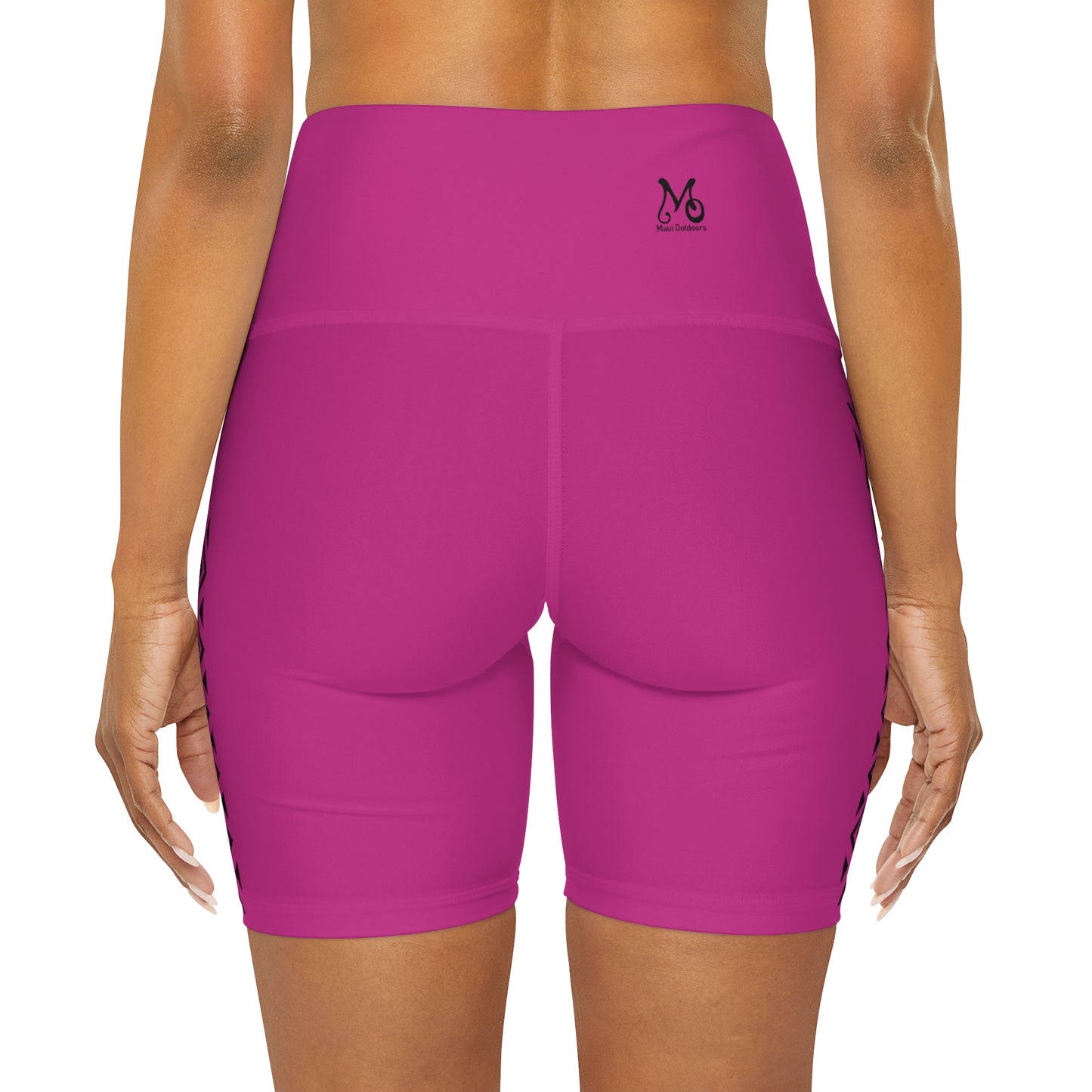 Maui Outdoors Tribal IX - High Waisted Yoga Shorts