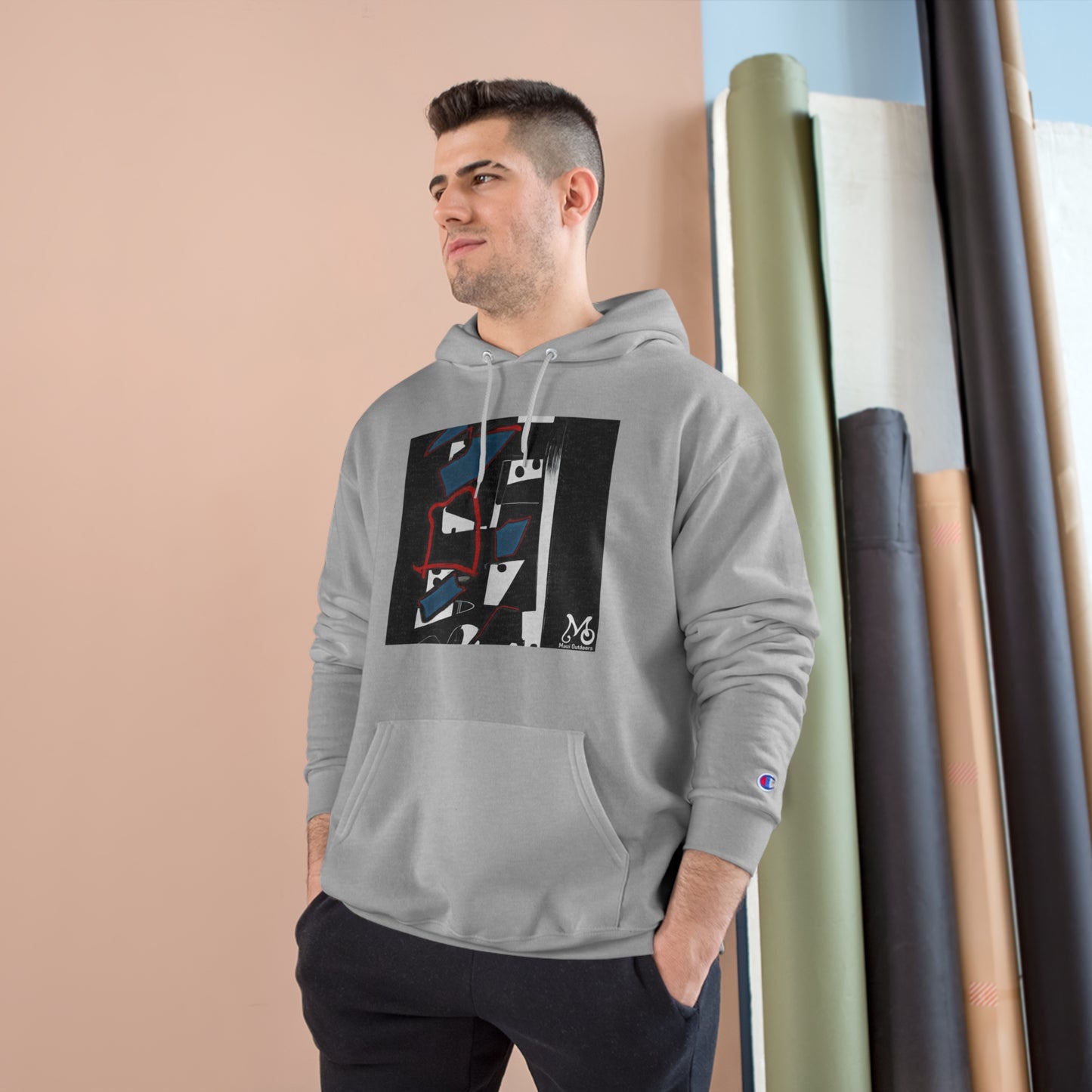 Vibrant Geometry - Champion Hoodie