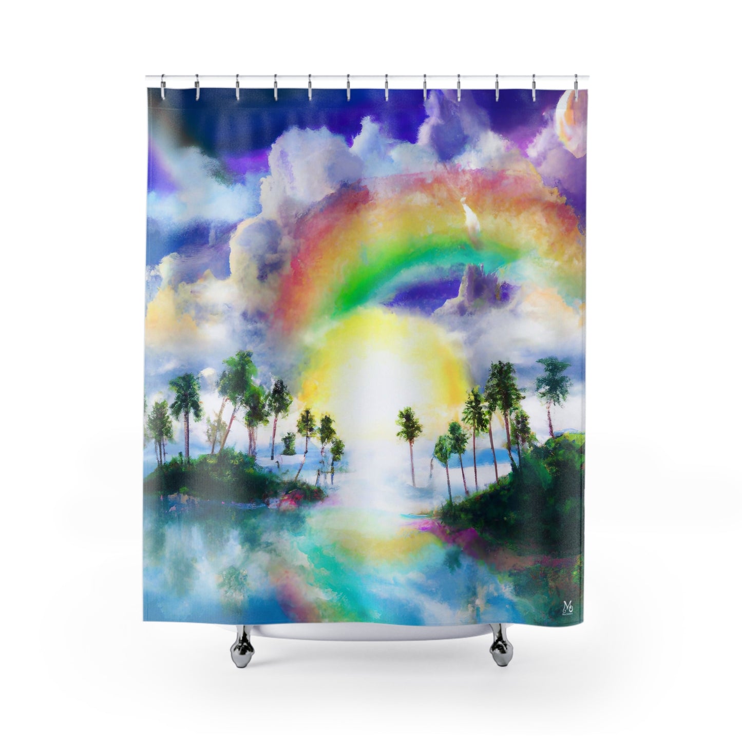 Rainbow Oasis - Shower Curtain