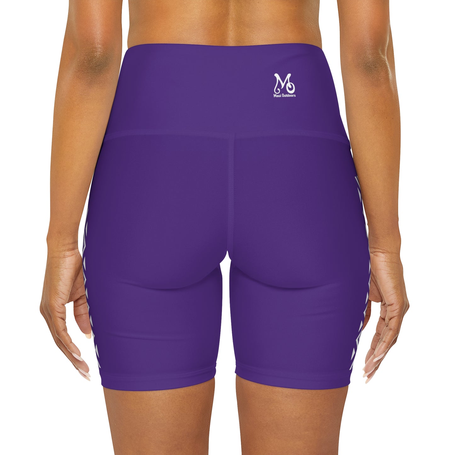 Maui Outdoors Tribal - High Waisted Yoga Shorts