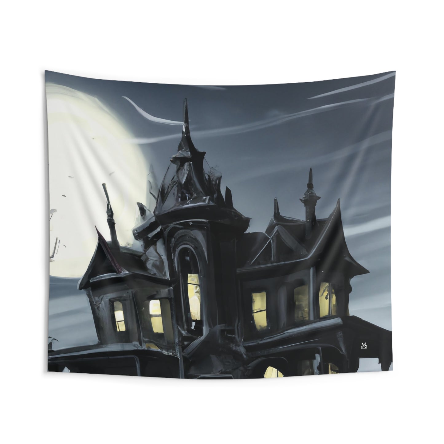 Mourning Manor  - Halloween Tapestry