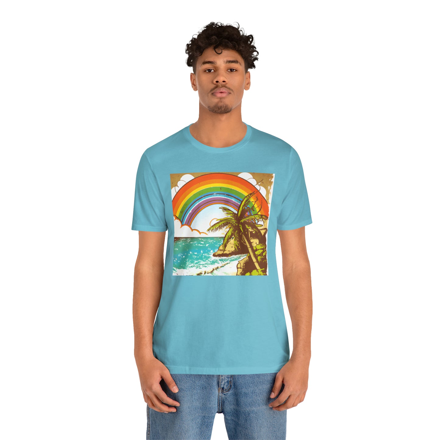 Rainbow Glimmer Island - T-shirt