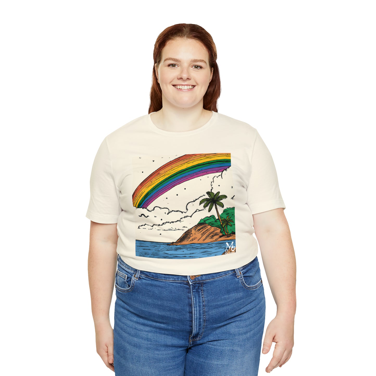 Rainbow Aloha Island - T-shirt