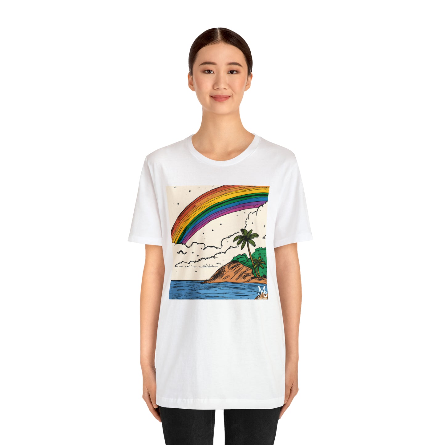 Rainbow Aloha Island - T-shirt