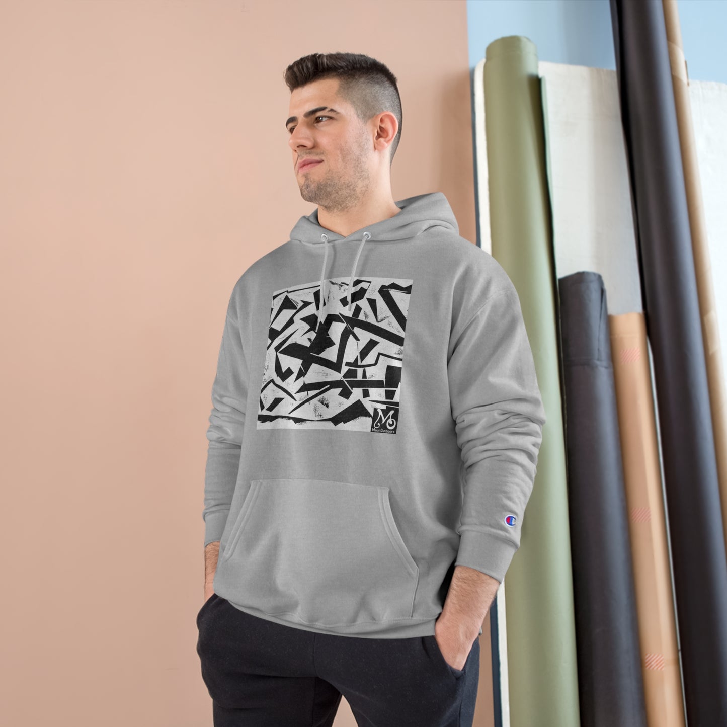 Galactic Splatterscape - Champion Hoodie