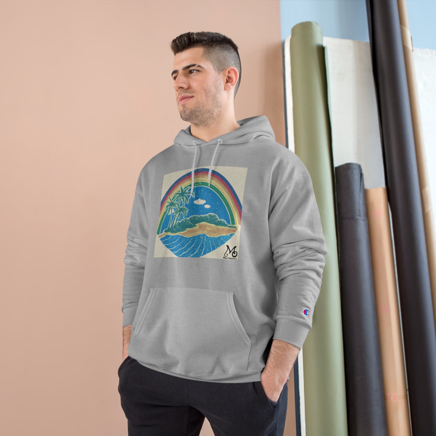 Rainbow Hula - Champion Hoodie