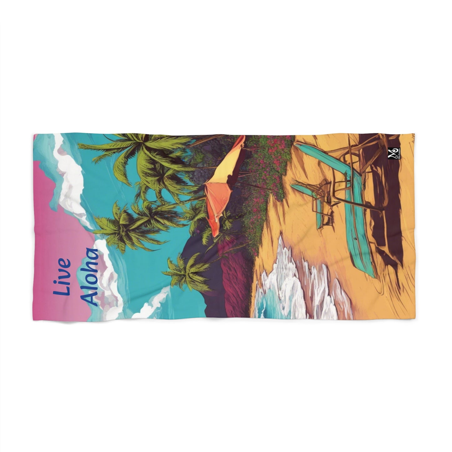 Live Aloha III - Beach Towel