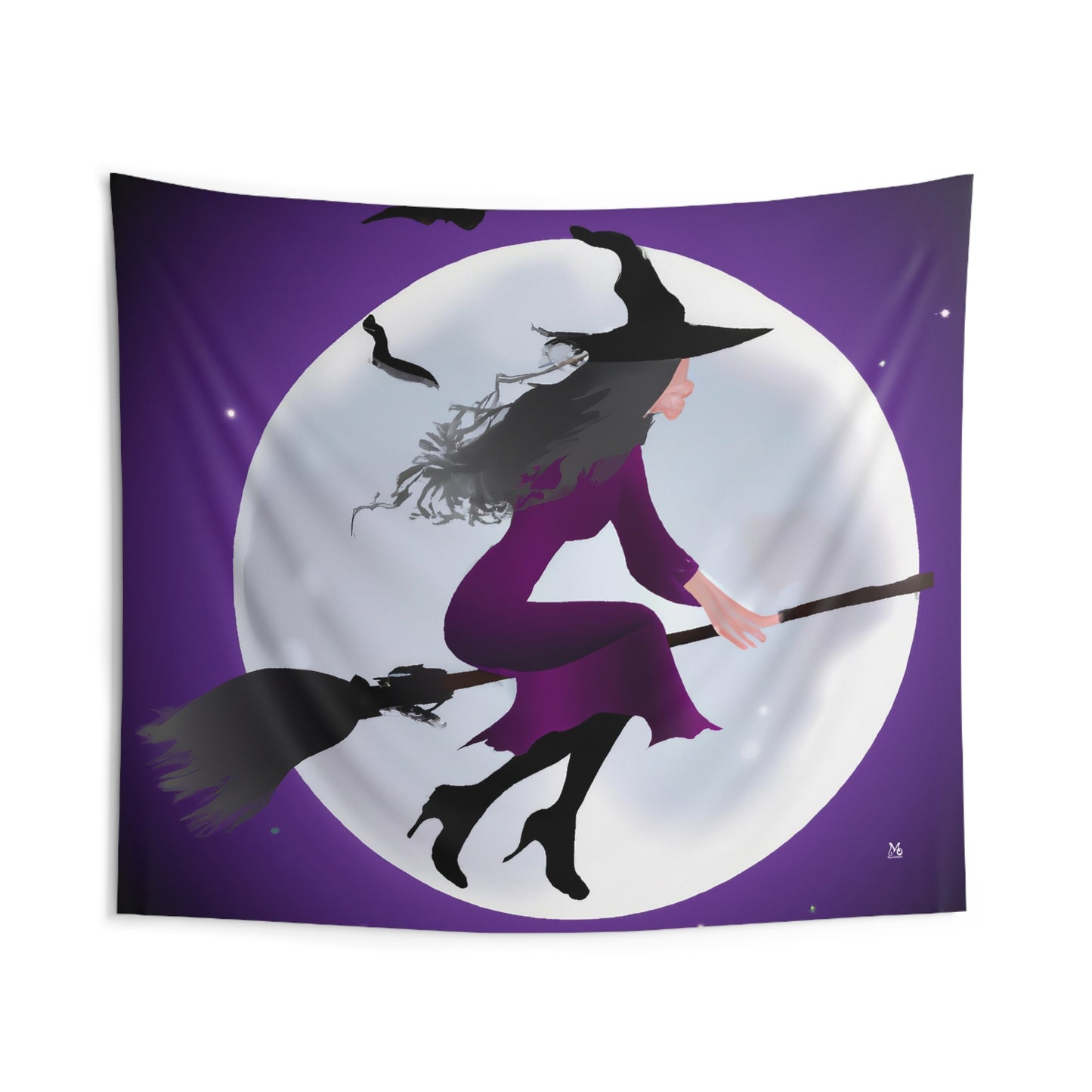 Witchy Whiskers - Halloween Tapestry