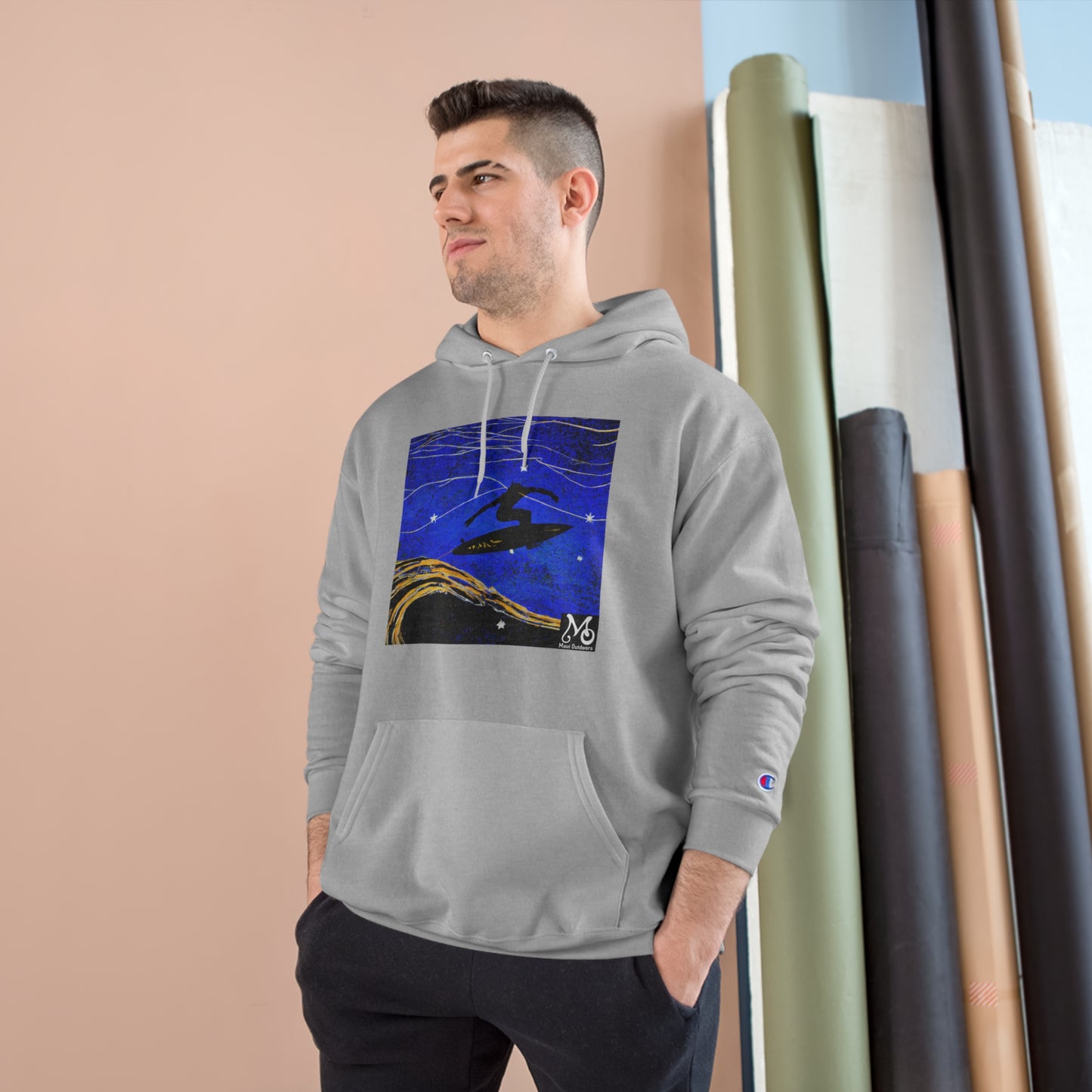 Surf Splendor - Champion Hoodie