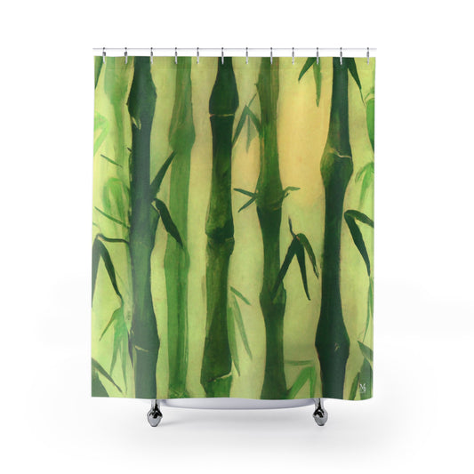 Kamana'aalewa Bamboo Forest - Shower Curtain