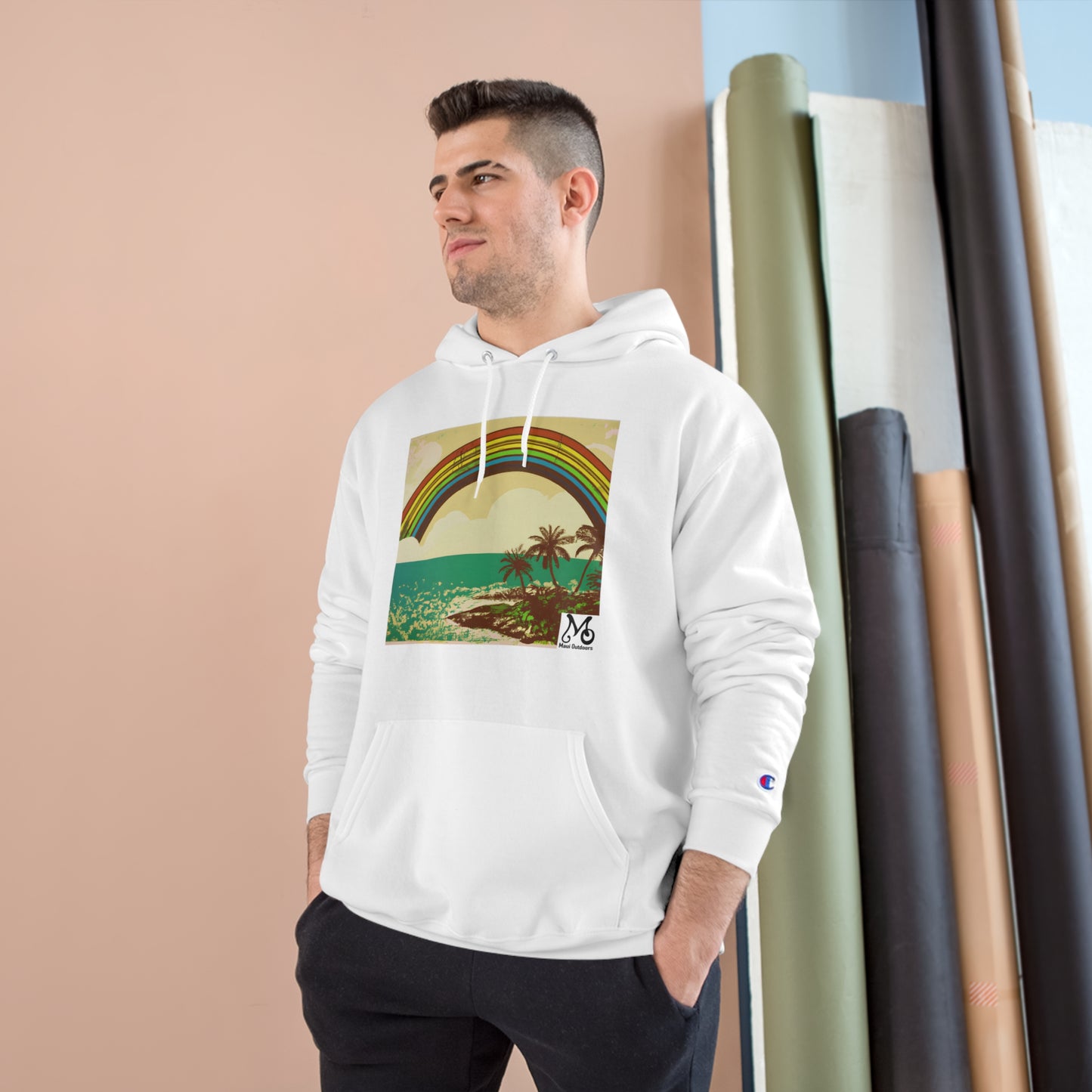 Rainbow Lagoon - Champion Hoodie