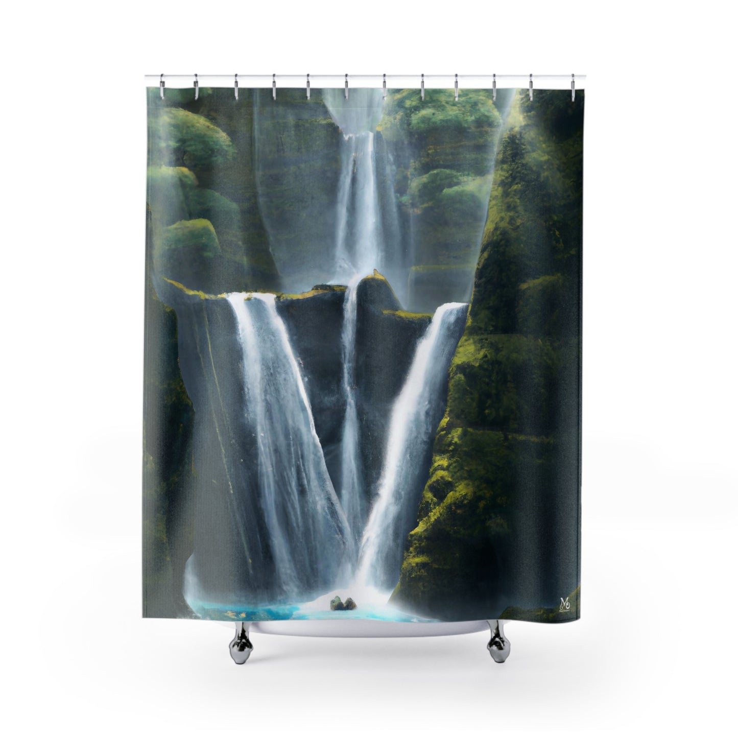 Namaka Makanui Falls - Shower Curtain