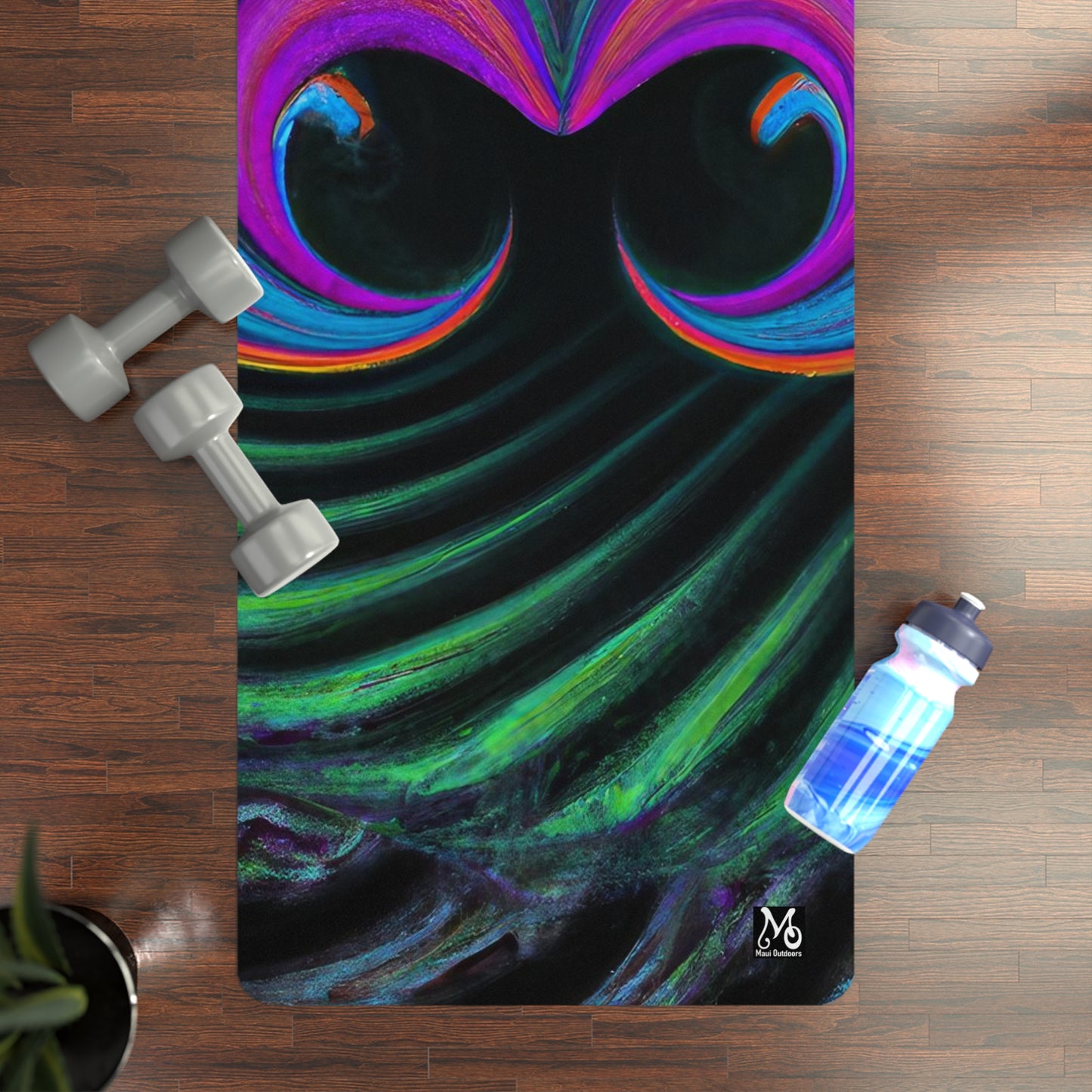 Rainbow Whorl - Yoga Mat