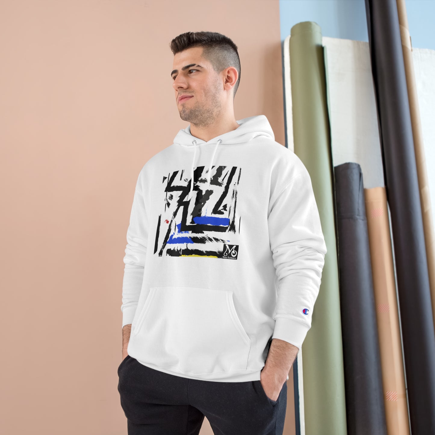 Intersecting Chromatic Clouds - Champion Hoodie