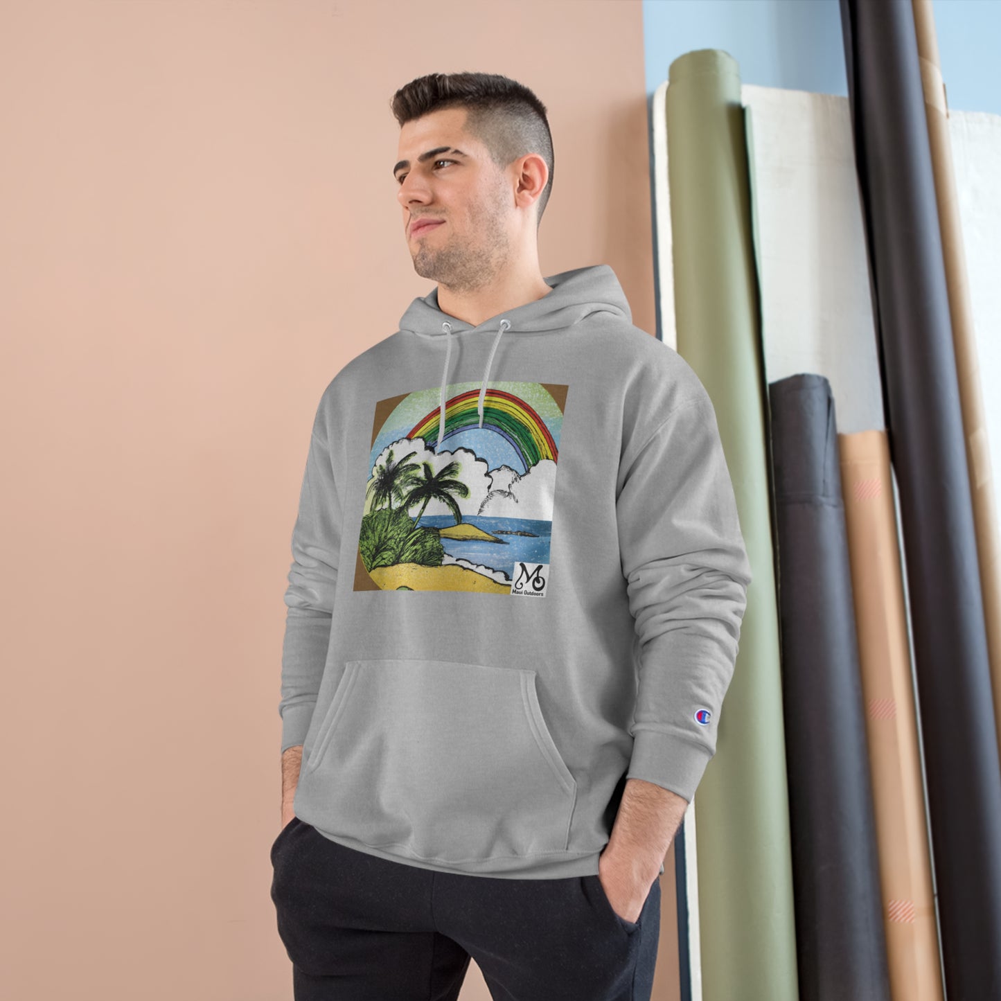 Rainbow Oasis - Champion Hoodie