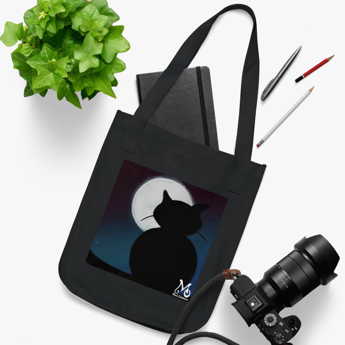 Shadow Whiskers - Organic Canvas Tote Bag