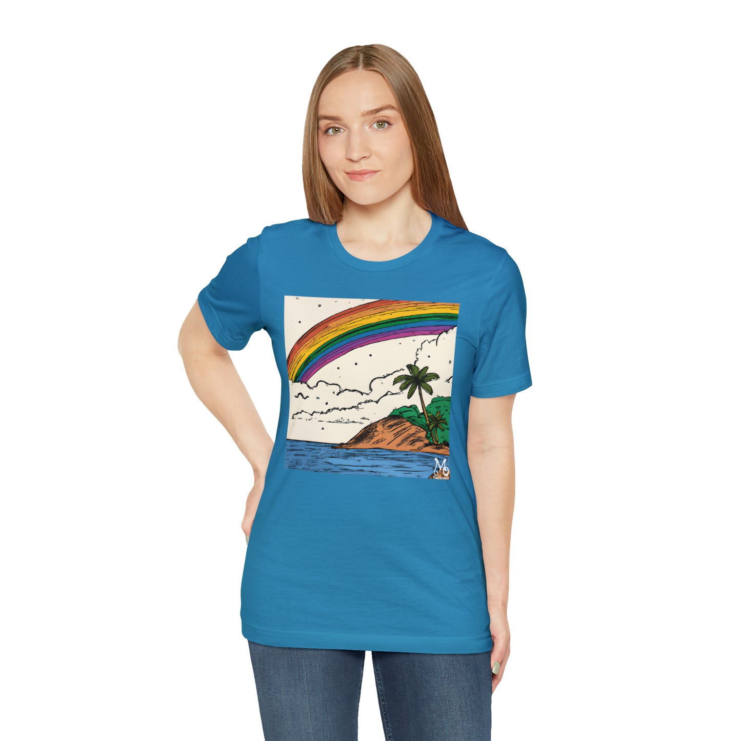 Rainbow Aloha Island - T-shirt