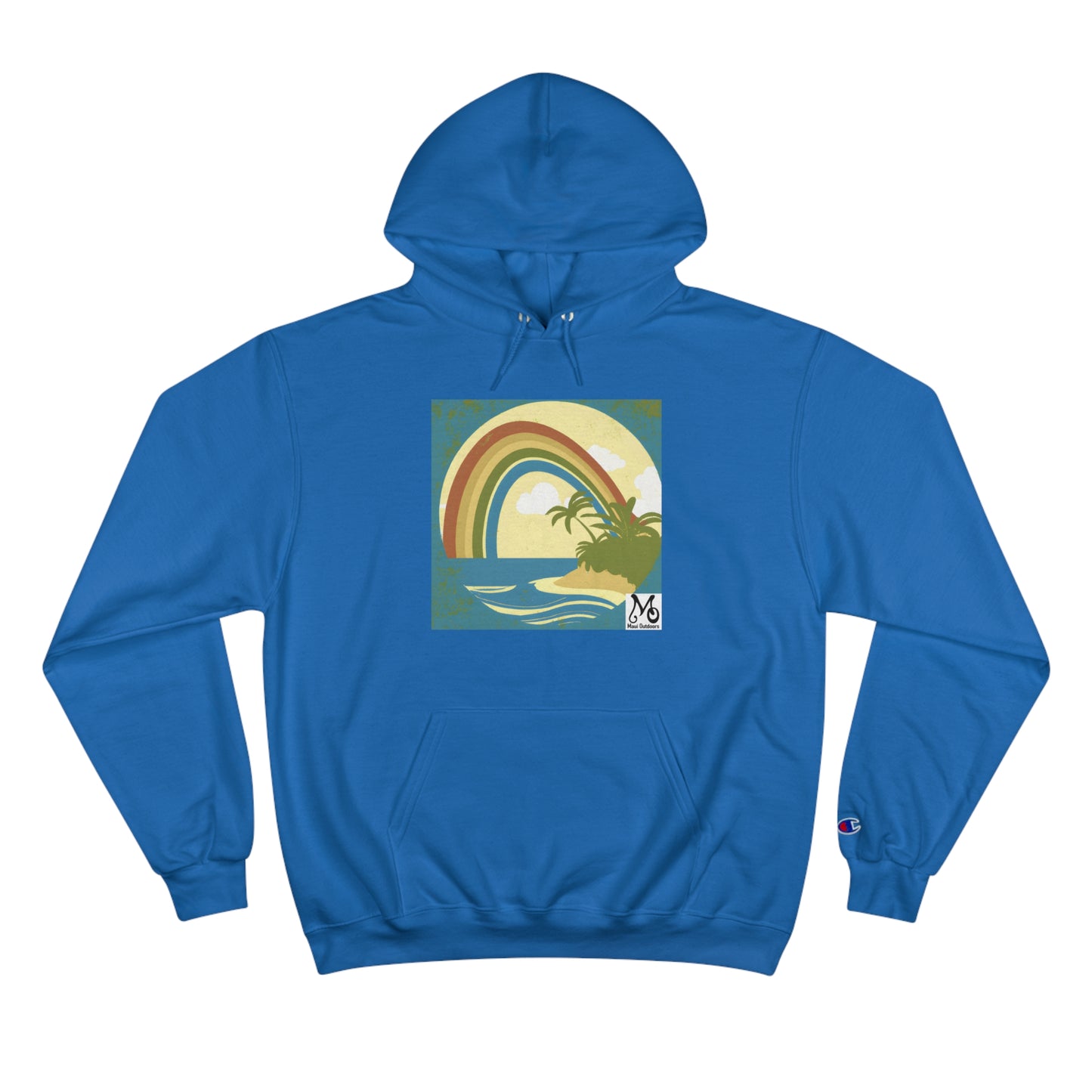 Rainbow Vista Isle - Champion Hoodie