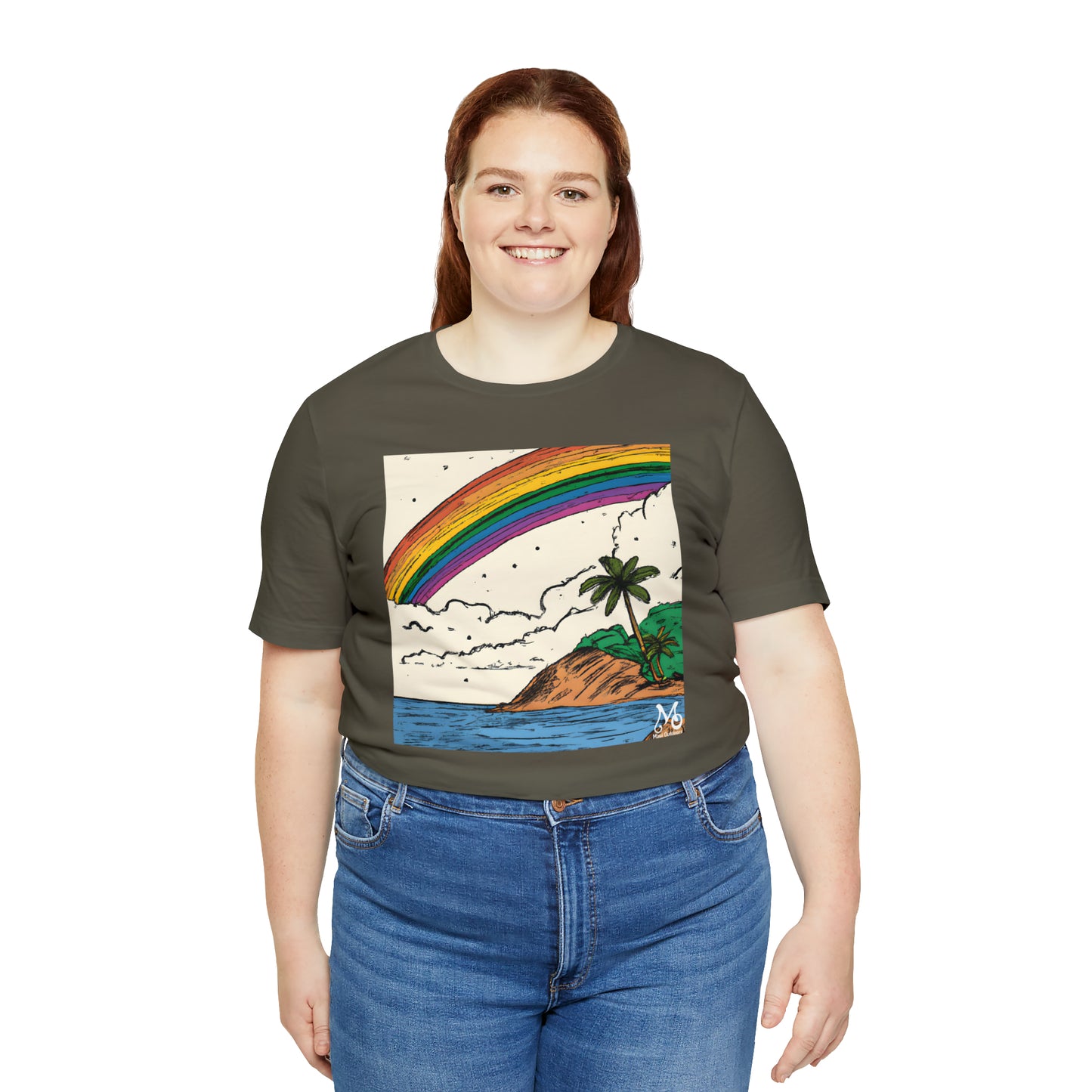 Rainbow Aloha Island - T-shirt