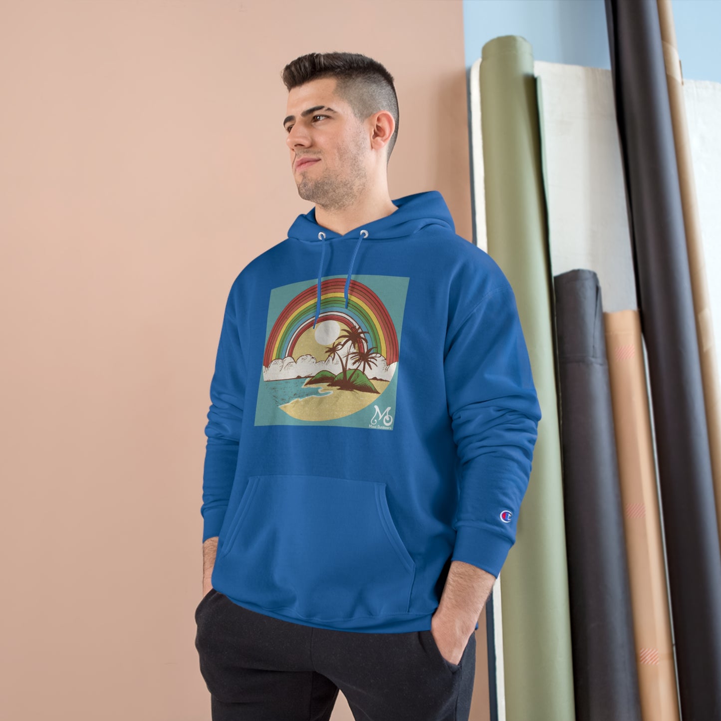 Rainbow Oahu - Champion Hoodie