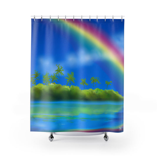 Rainbow Paradise - Shower Curtain